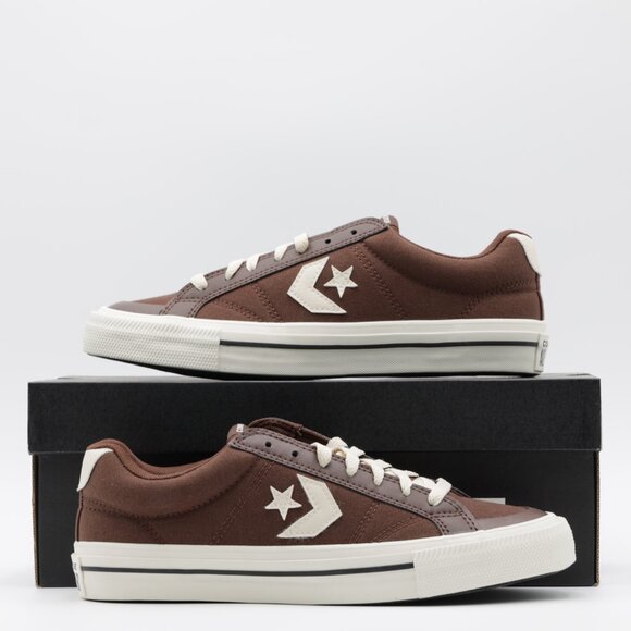 Converse Unisex Sport Casual Skateboarding Comfortable Canvas Shoes Brown Size 9 - Picture 10 of 11